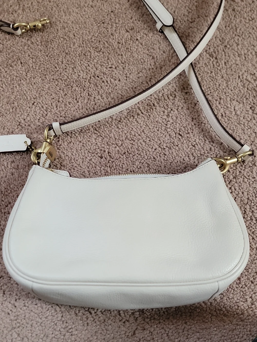 Coach White Leather Mickey Mouse Crossbody Bag - Picture 4 of 7